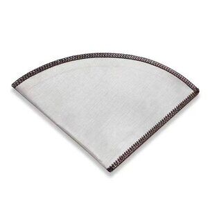 Portable Reusable Stainless Steel Pour Over Coffee Filter Cone Dripper(1 Pack)